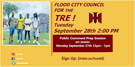 Flood City Council for Third Ward! September 28th Public Comment