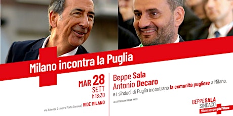 Beppe Sala incontra la Puglia