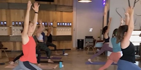 Yoga at Free Will Craft and Vine with CorePower Yoga tickets