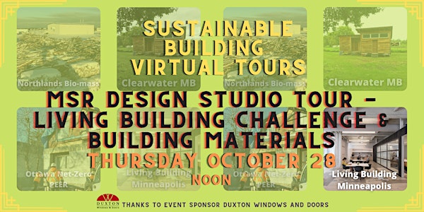 MSR Design Studio Tour - Living Building Challenge & Building Materials