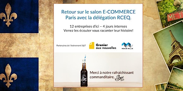 6@8 E-COMMERCE Paris - Retour avec la délégation québécoise! (voir description)