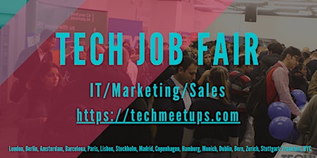 London Tech Job Fair by Techmeetups tickets