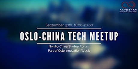 Oslo-China Tech Meetup primary image