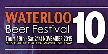 Waterloo Beer Festival 10! Nov 2015 primary image