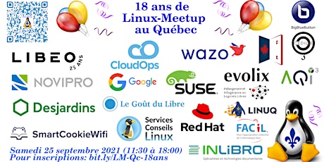18 ans de Linux-Meetup au Québec!