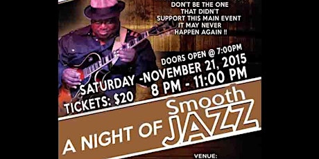 Imagem principal do evento A Night Of Smooth Jazz w/Guitarist Michael Walker [ Newport Arkansas ]