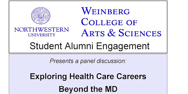 Student-Alumni Lunch & Learn: Exploring Healthcare: Beyond the MD
