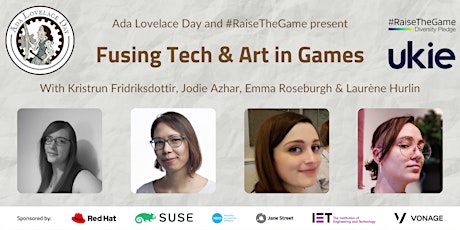 Ada Lovelace Day 2021: Fusing Tech & Art in Games primary image