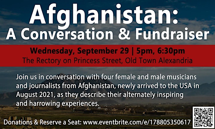 Afghanistan: A Conversation and Fundraiser image