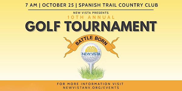 New Vista's 2021 Battle Born - Golf Fundraising Tournament