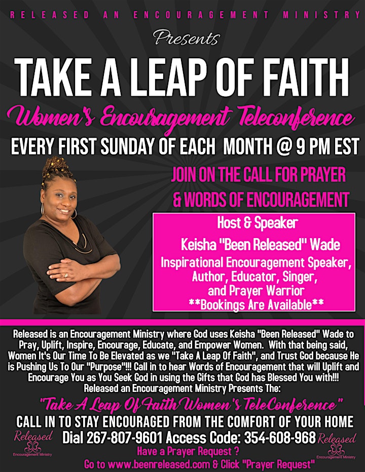 
		Take A Leap of Faith Women's Teleconference image

