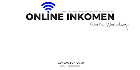 Primaire afbeelding van Online inkomen Workshop Tilburg