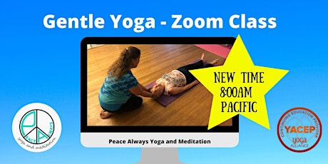 Gentle Yoga - 60 min. Zoom class tickets