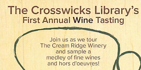 Crosswicks Library Wine Tasting primary image