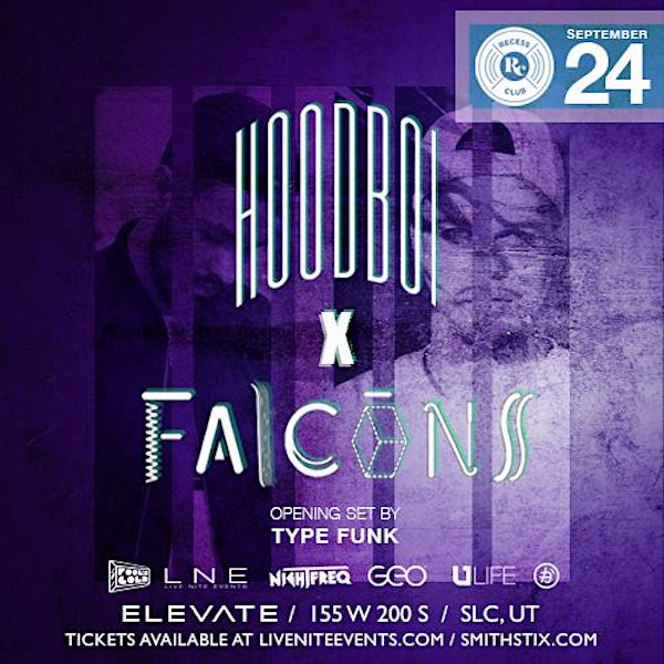 Recess Club with Hoodboi & Falcons at Elevate - 9.24.15