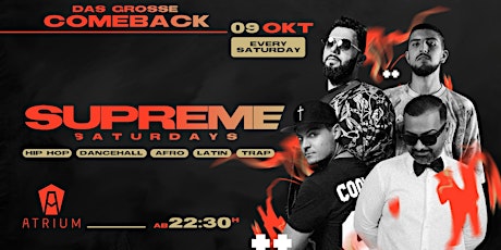 Image principale de Atrium the Come Back ab 09.10.21 |Jeden Samstag "The finest in Black Music"