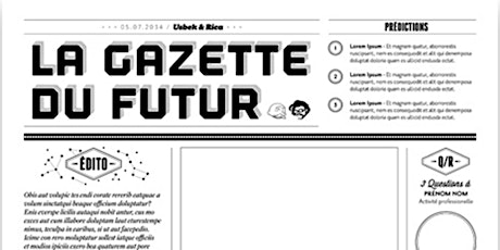 Image principale de Gazette du Futur