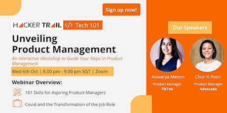 [FREE WEBINAR] Tech 101: Unveiling Product Management primary image