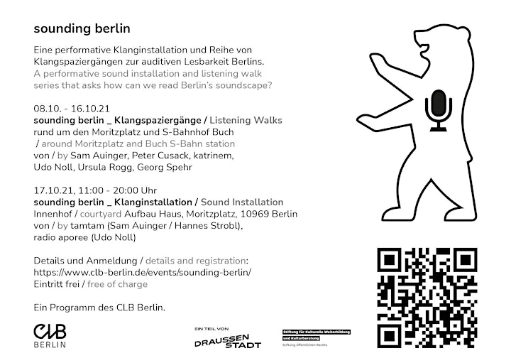 sounding berlin – Klangspaziergang von Udo Noll: Bild 