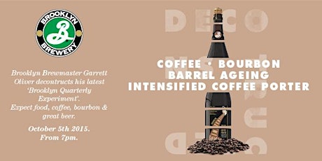 Brooklyn Brewery: De-Constructed Intensified Coffee Porter Tasting primary image