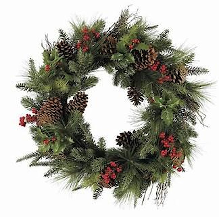 Christmas Wreath Making Workshop (1) per ticket image