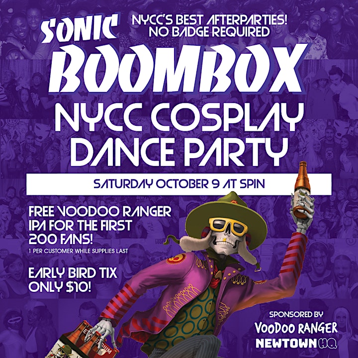 Sonicboombox NYCC 2021 Cosplay Dance Party image