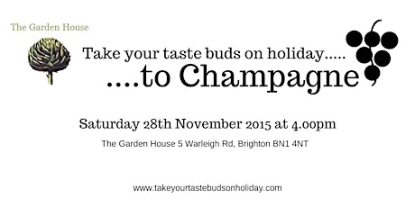 Take your taste buds on holiday....to Champagne! primary image