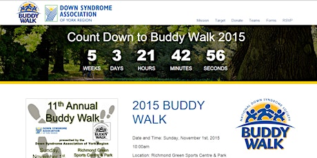 Buddy Walk - York Region primary image