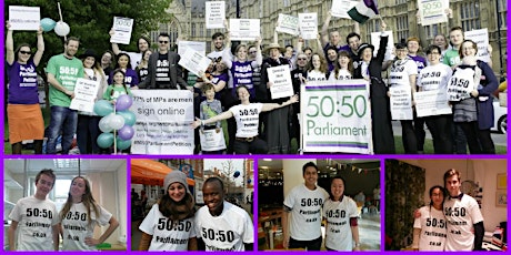 50:50 Parliament Gathering at Suffragette Premier primary image