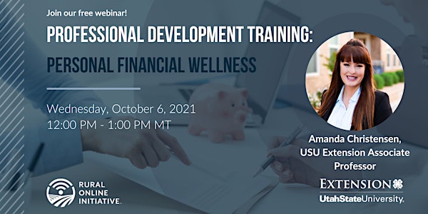 Professional Development Training - Personal Financial Wellness