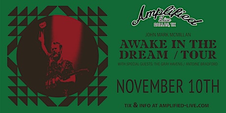 John Mark McMillan - Awake In The Dream Tour primary image