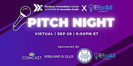 Pitch Night in Roxbury primary image