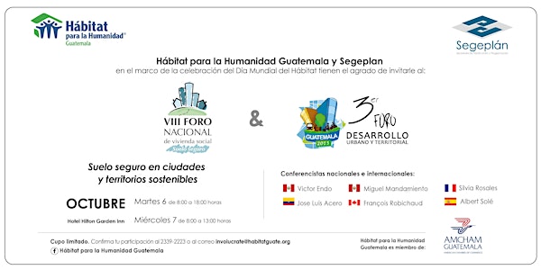 Suelo seguro en ciudades y territorios sostenibles