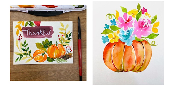 [Letters Of Love]Paint & Give A Watercolor Floral Card BYOB image
