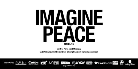 Imagine Peace: GUINNESS WORLD RECORDS® attempt Largest human peace sign primary image