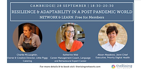 Network & Learn: Resilience & Adaptability in a Post Pandemic World primary image