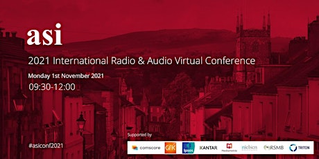 2021 asi International Radio & Audio Virtual Conference primary image