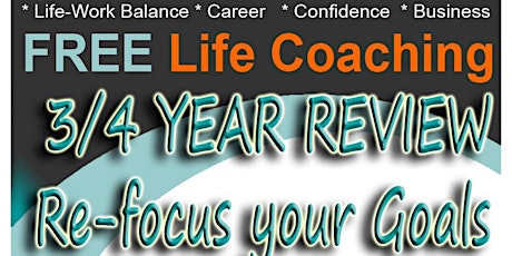 Free Speed Coaching Event: 3/4 Year Review - Make the Most of 2021 primary image