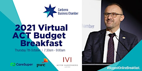 2021 Virtual  ACT  Budget Breakfast