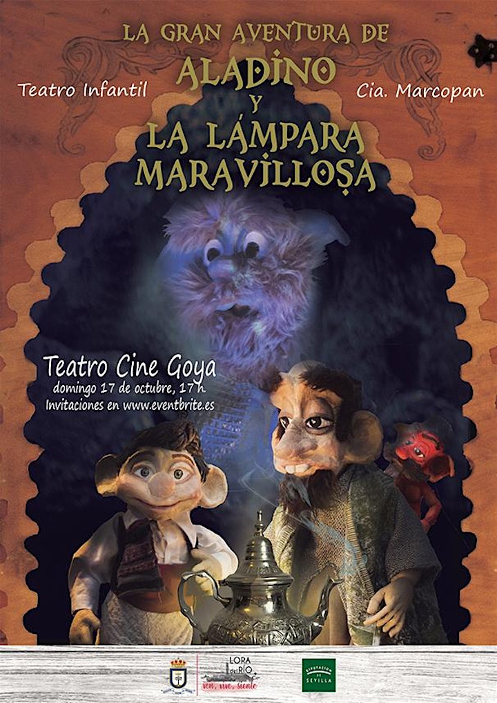 
		Imagen de Teatro Infantil: LA GRAN AVENTURA DE ALADINO Y LA LÁMPARA MARAVILLOSA"
