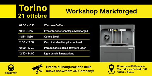 Workshop 3D Company - Torino