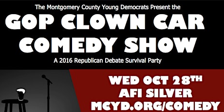 GOP Clown Car Comedy Tour (A Republican Debate Survival Party)