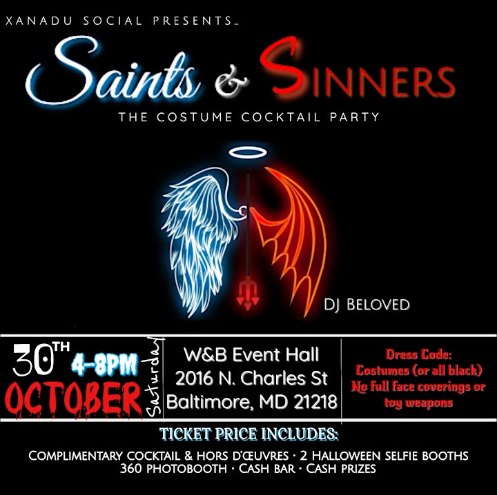 
		Xanadu Social presents “Saints and Sinners: The Costume Cocktail Party” image
