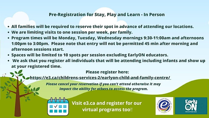 
		EarlyON Collingwood Stay, Play and Learn image
