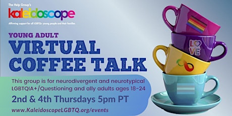Young Adult LGBTQIA+ Coffee Chat & Support