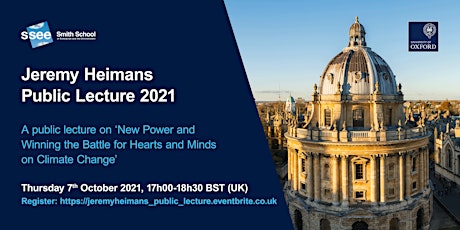 Jeremy Heimans Public Lecture 2021