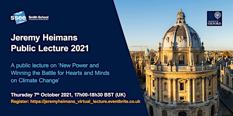 Jeremy Heimans Virtual Lecture 2021