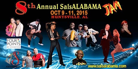 Last minute - FULL PASS SALE - 8th Annual SALSALABAMA JAM (Oct 9 - 11, 2015) primary image
