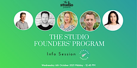 The Studio Founders' Program Information Session primary image