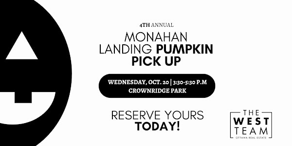 4th Annual Monahan Landing Pumpkin Pick Up